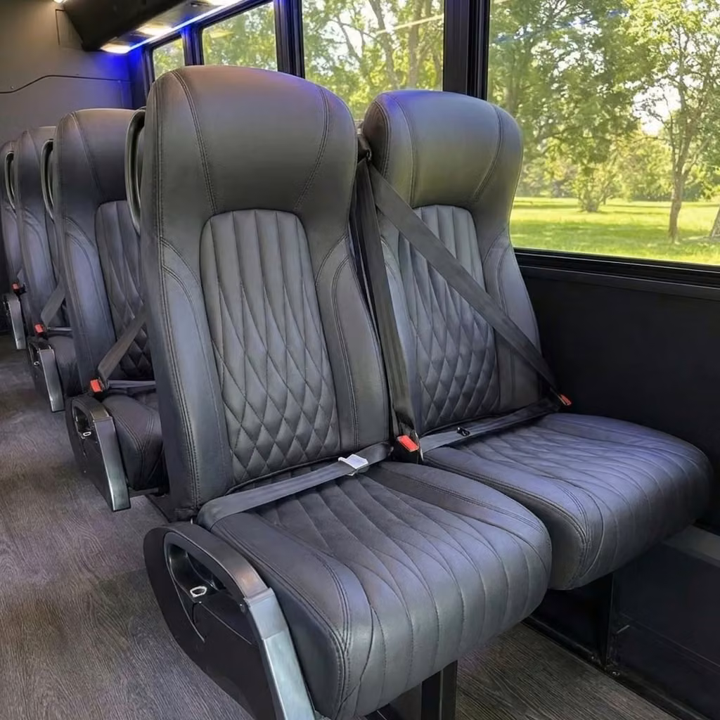 hobart 20 passenger minibus high back seats