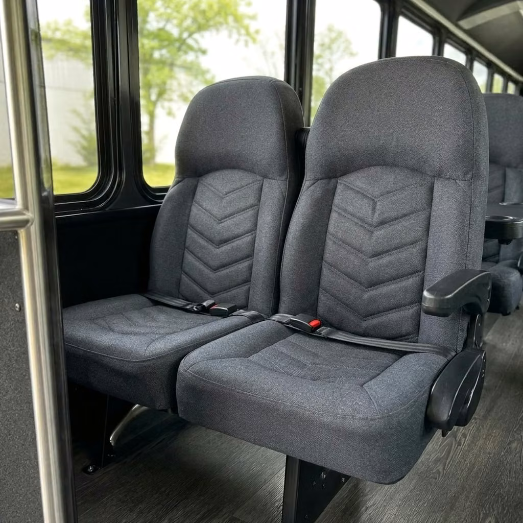 hobart 25 passenger minibus high back seats