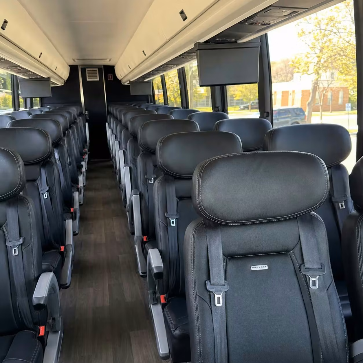 hobart charter bus interior 1