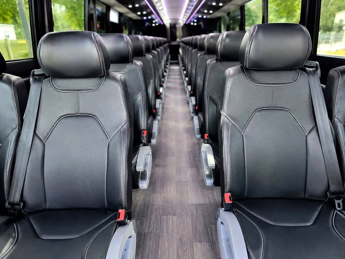 hobart charter bus interior 3