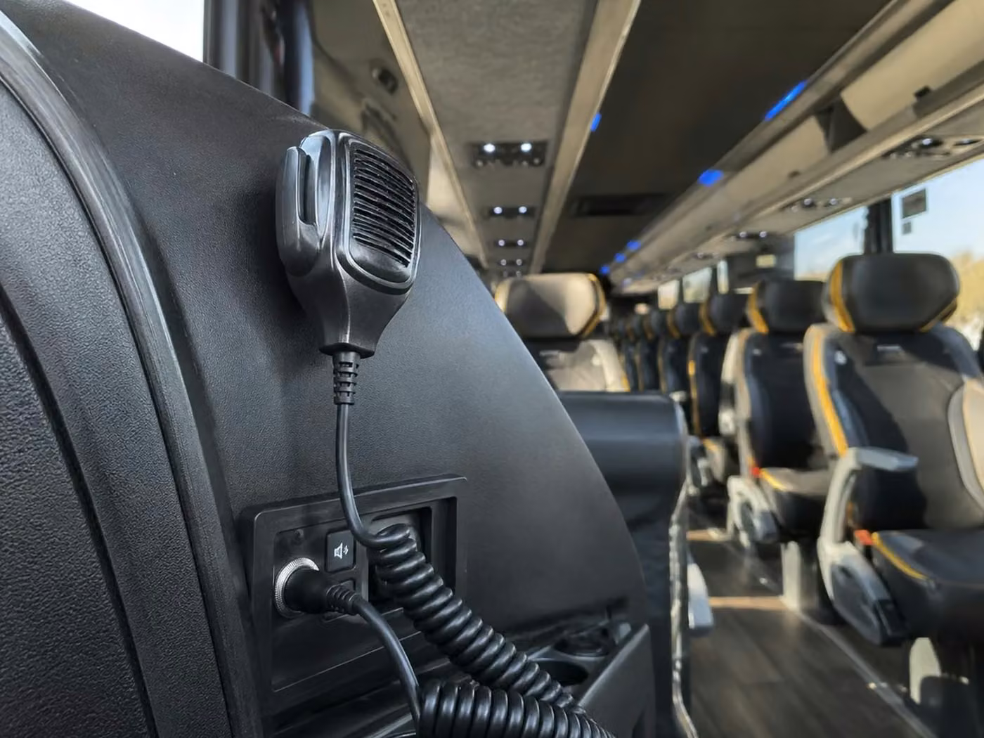 hobart charter bus pa system
