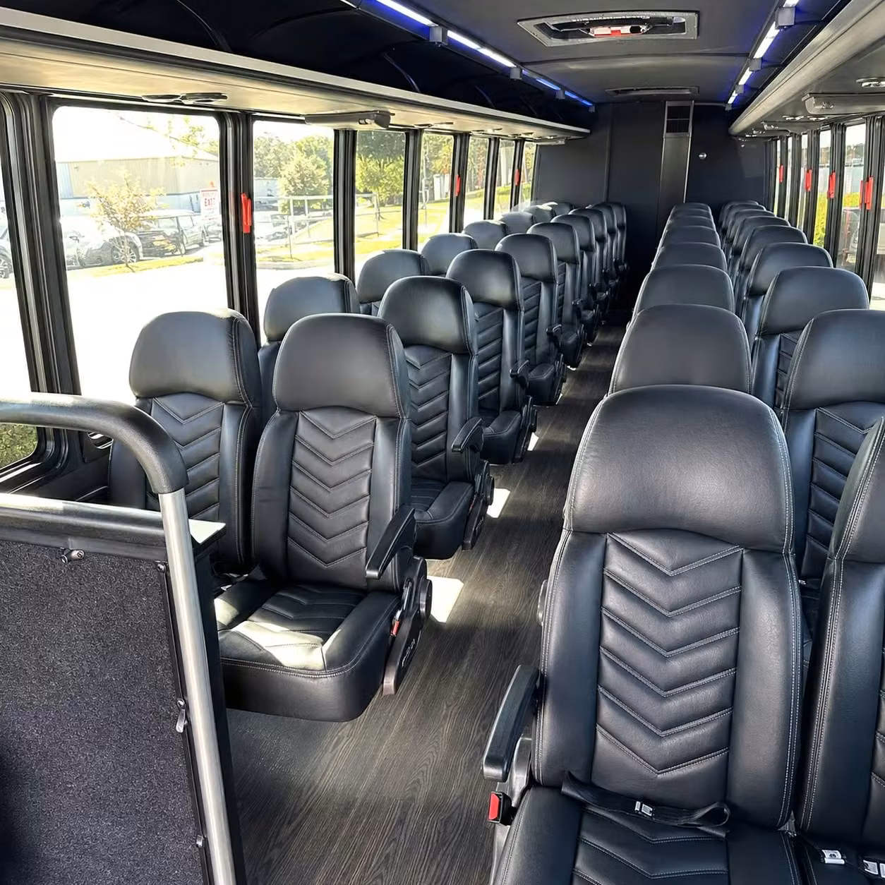 hobart minibus interior 2