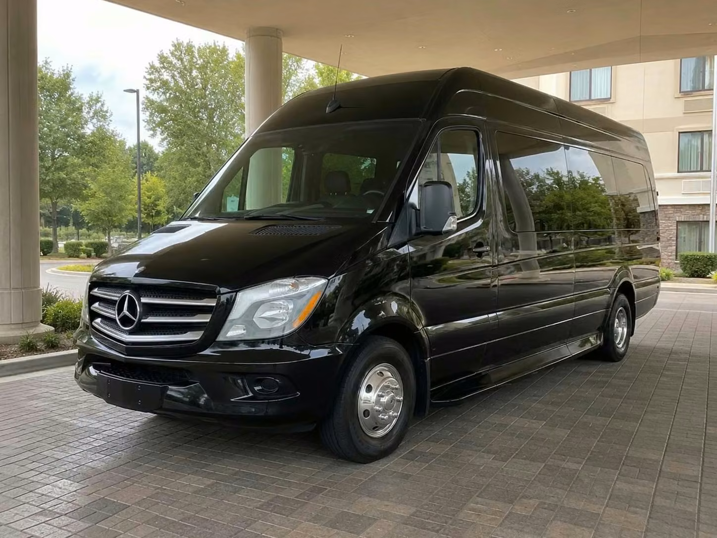 hobart sprinter van rental with driver tinted windows