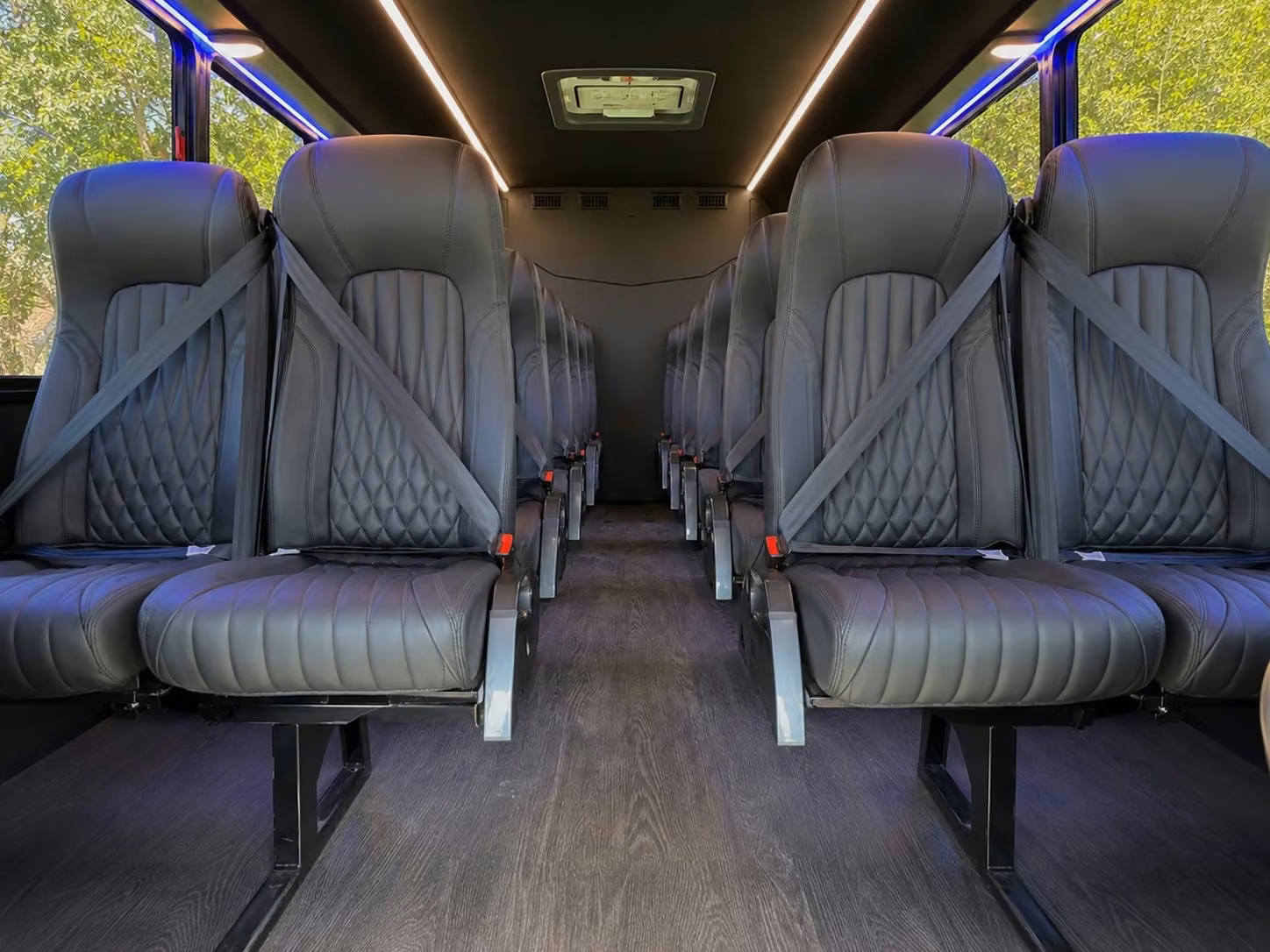 20 passenger minibus interior