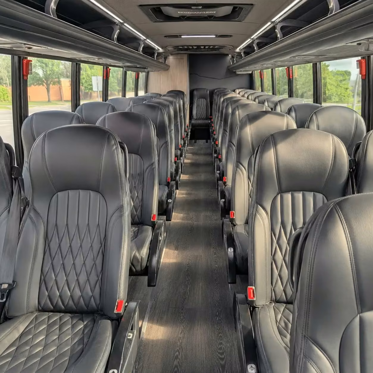 30 passenger minibus interior